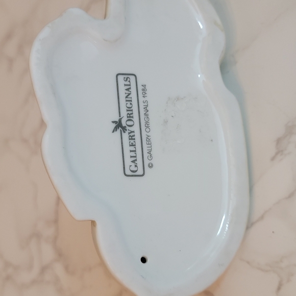 VINTAGE 1984 GALLERY ORIGINALS MAMA DEER & FAWN ART DECO STYLE POTTERY FIGURINE - Picture 4 of 5